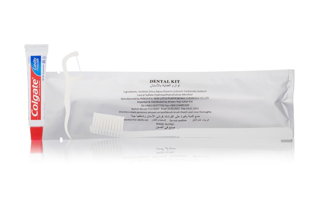 SILVER LINE DENTAL KIT WITH 10G COLGATE PASTE & TOOTHPICK (CASE OF 500 ...